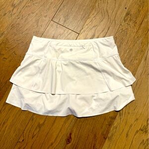White Athleta tennis skort